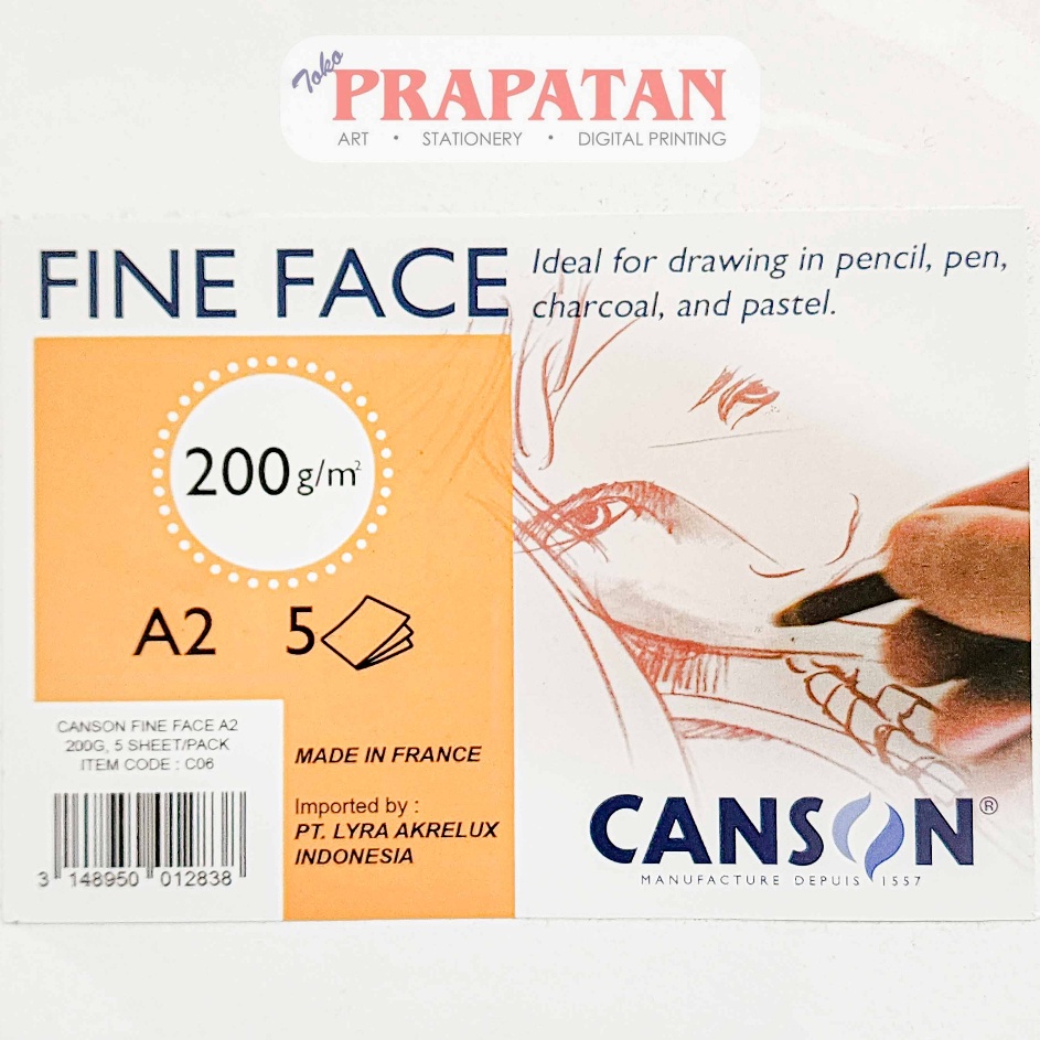 

Top Rangking Canson Fine Face A2 Drawing Paper 2gsm Kertas Gambar