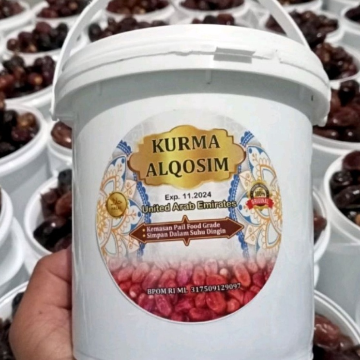 

New Stock Exp des 226 Kurma Sukari 1kg Gram ember Kurma Sukkari Sukari 85 Gram Basah AlQasim
