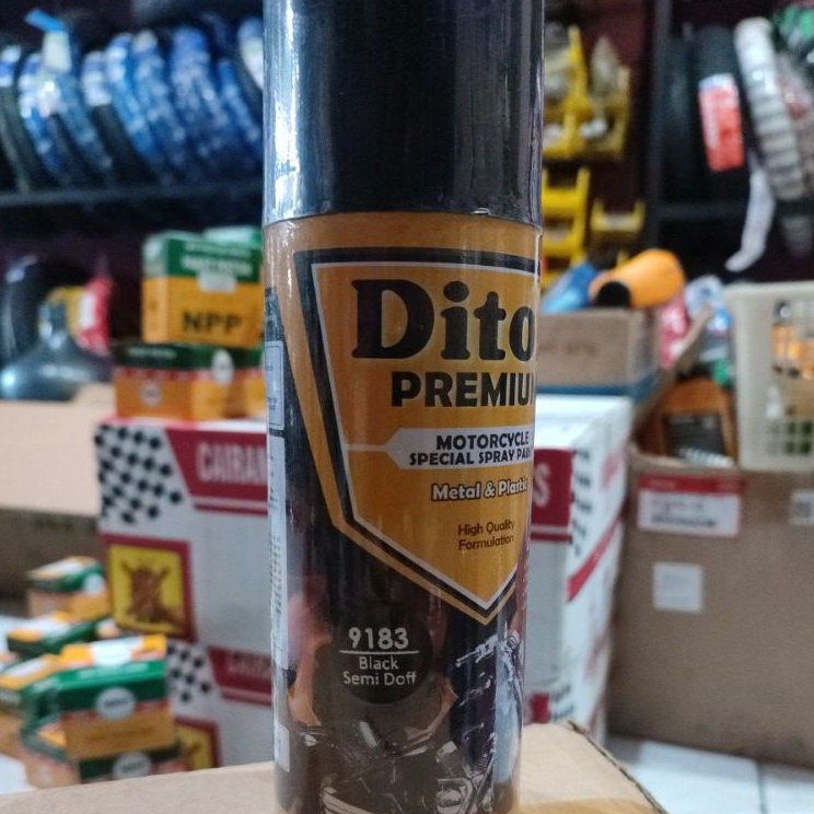 

Big Order Cat semprot Diton Premium Black semi Doff 9183