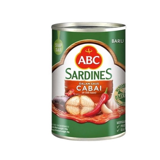 

Lagi Bagus sarden ABC 155 gram sarden kaleng