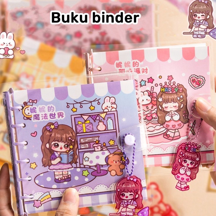 

Paling Diminati Buku binder aesthetic Spiral notebook looseleaf Notebook kartun Buku catatan lucu Agenda diary notepad Buku tulis karakter sekolah kantor pelajar Scrapbook mini jurnal planner handbook