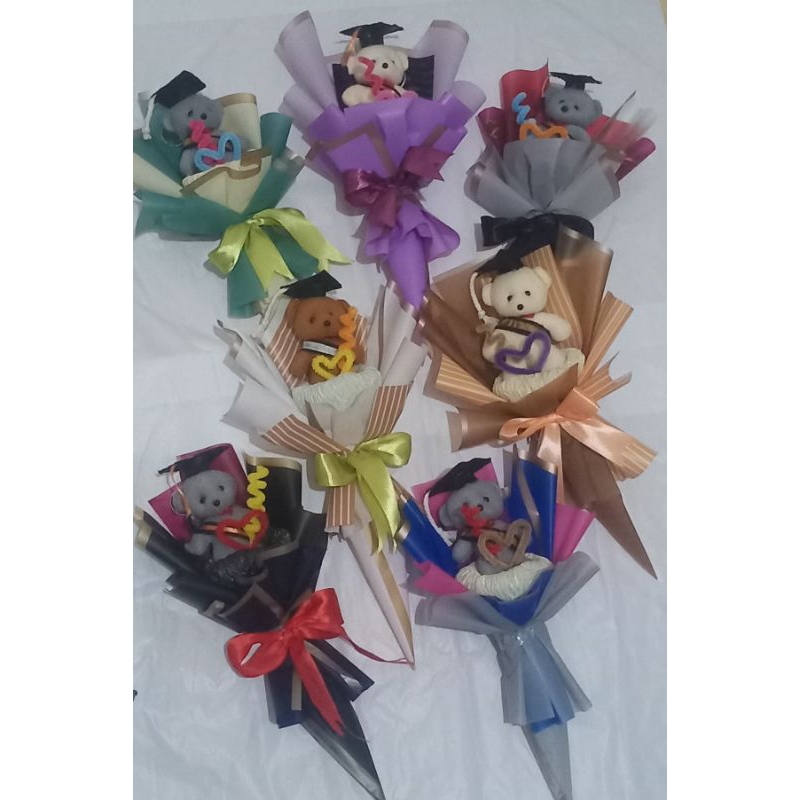 buket boneka wisuda | mini buket boneka wisuda