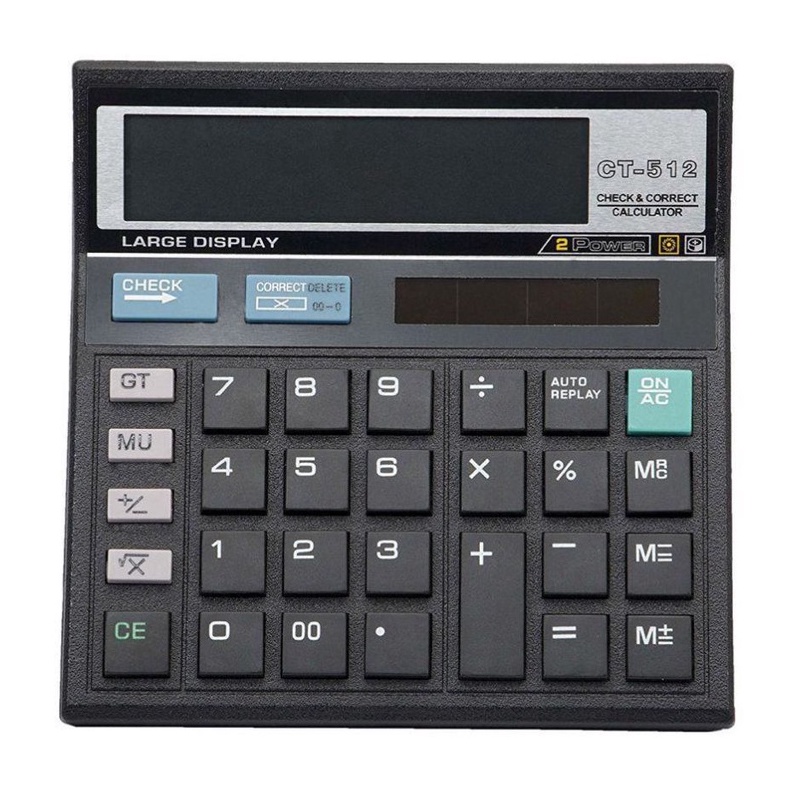 

Pusat Terbaru Kalkulator 12 Digit Calculator Alat Hitung Citizen CT 512