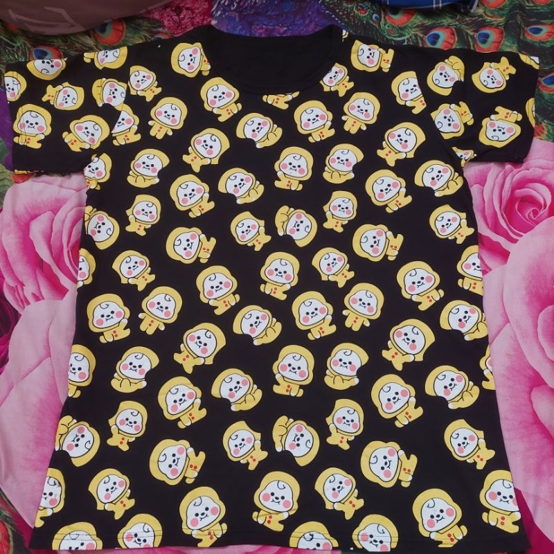 kaos hitam jumbo chimmy bts