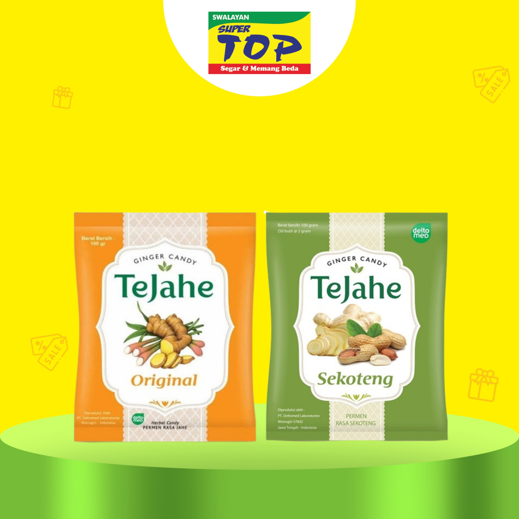 

~TOP~ TEJAHE PERMEN JAHE RASA ORIGINAL DAN SEKOTENG 100GR