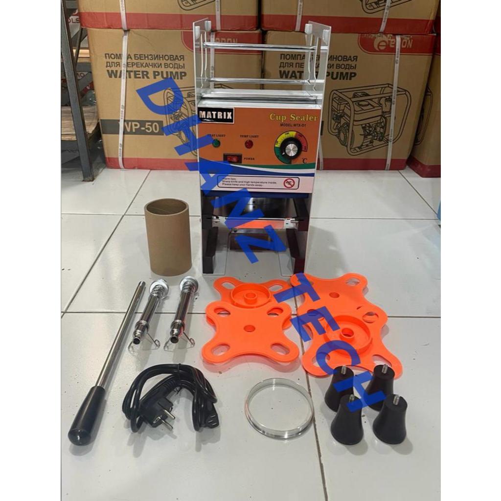 Cup Sealer Mesin Press Gelas Pastik Jumbo MTX-D1 Mesin Pres Gelas Aqua 22 Oz