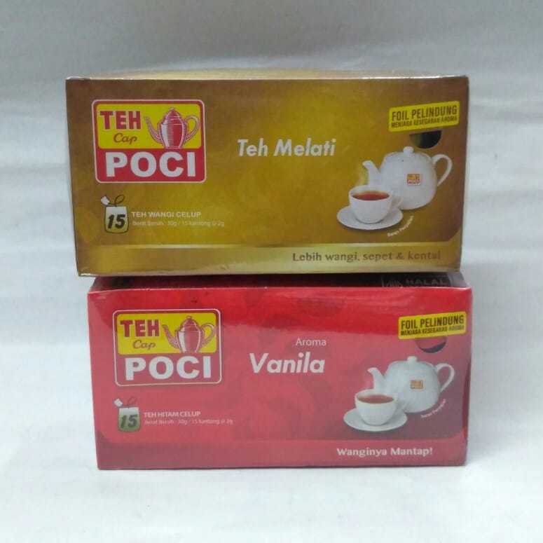 

TEH CAP POCI VANILLA / MELATI 30 GRAM (2 GRAM x 15 KANTONG) - TEH CELUP ORIGINAL - SJY SHOP HEMAT