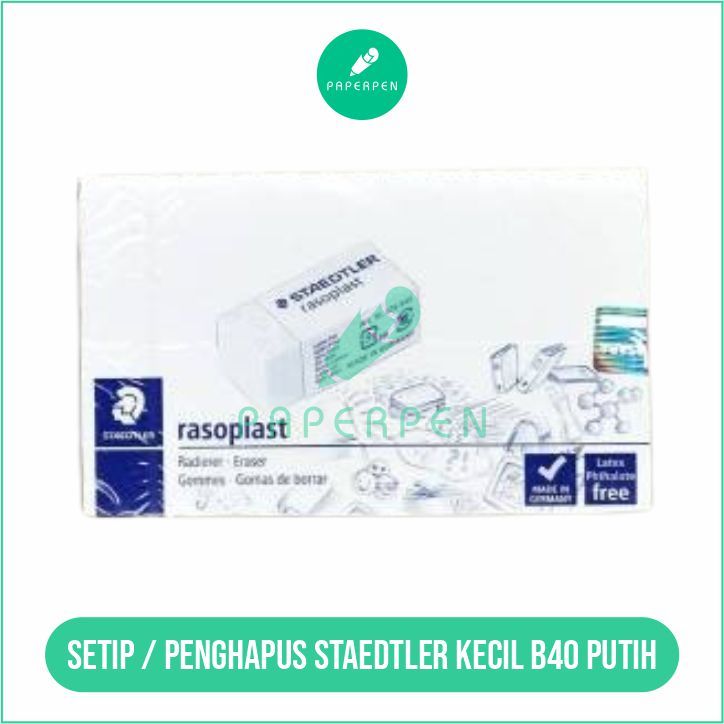 

SETIP / PENGHAPUS STAEDTLER KECIL B40 PUTIH