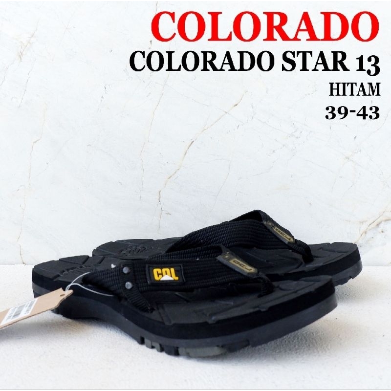 Sandal COLORADO - COLORADO STAR - STEP ON - Size 39-43 - Sandal Jepit Pria