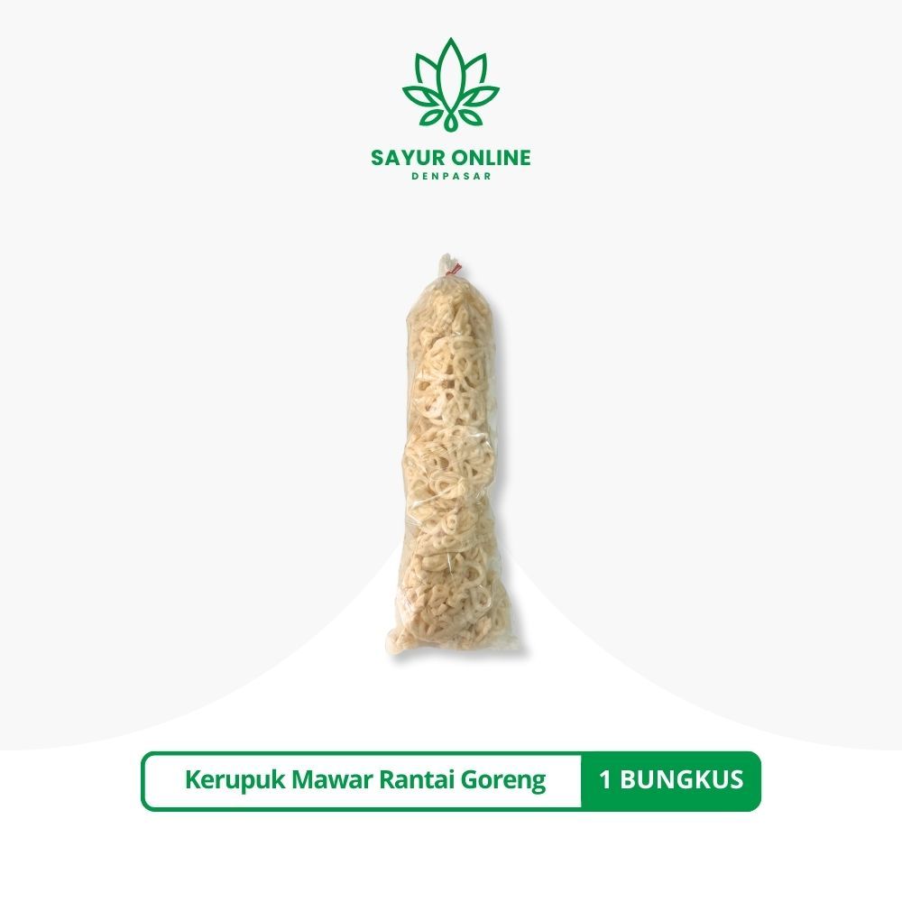 

Kerupuk Mawar Rantai Goreng 1 Bungkus - Sayur Online Denpasar