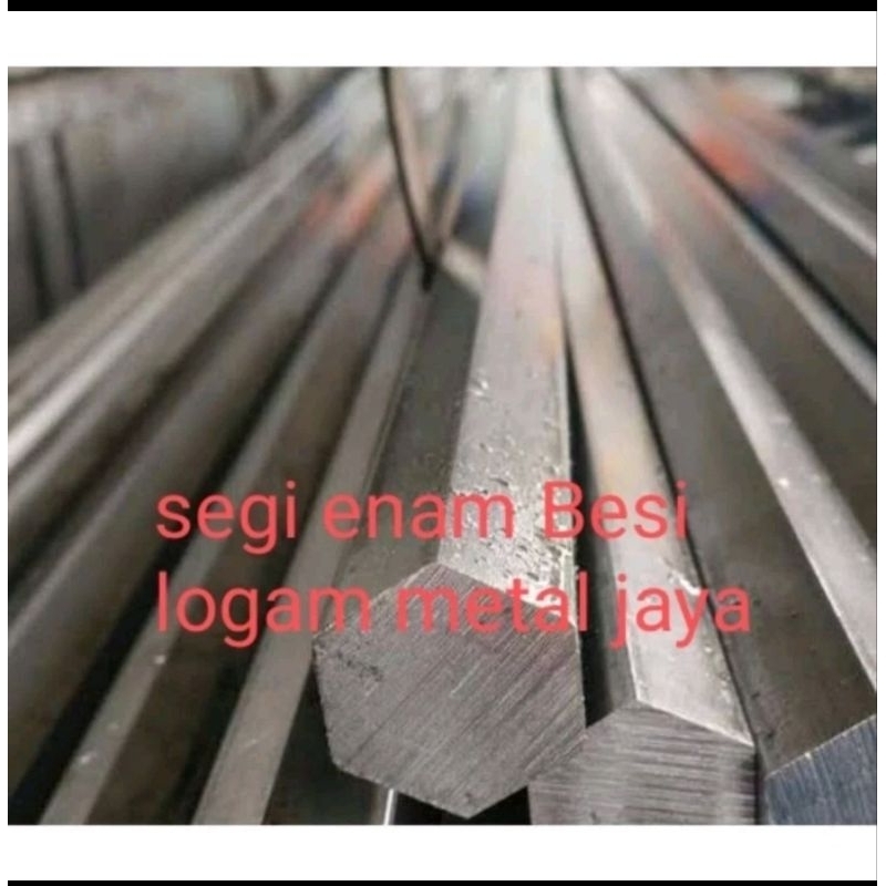 As besi segi enam //Segi Enam besi 28mmx80mm