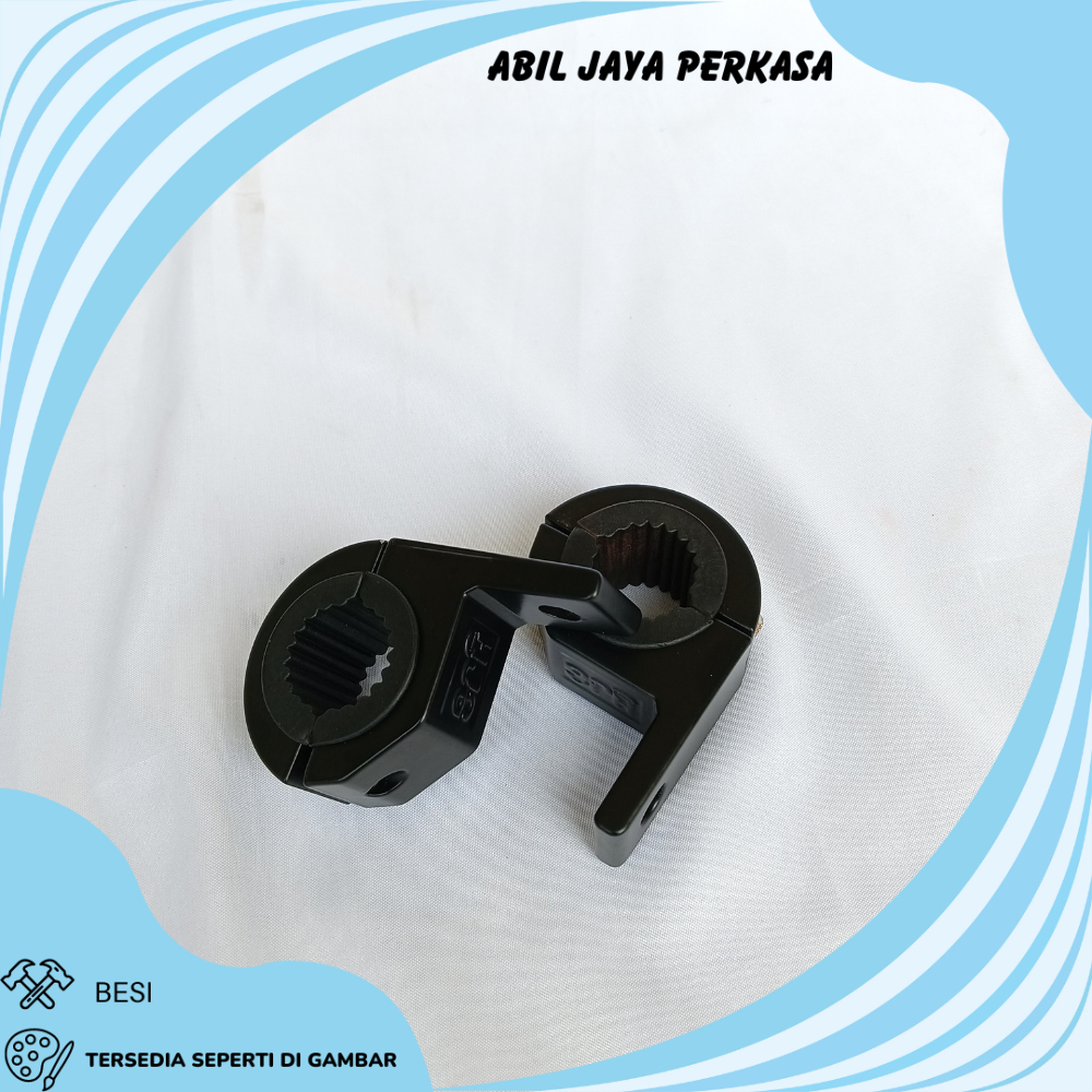 BREKET DUDUKAN LAMPU TEMBAK DUDUKAN HOLDER HP UNTUK MOTOR STANG