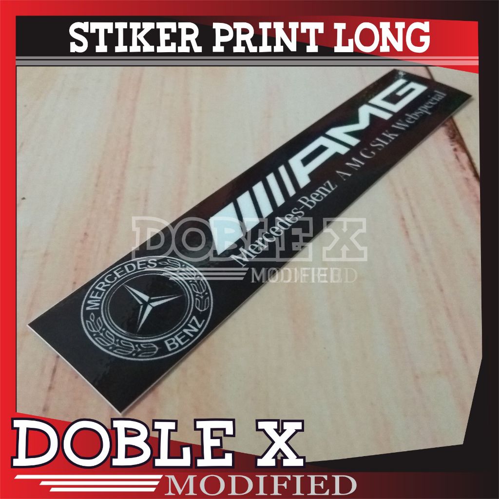 STIKER DEALER TEMPEL LUAR LONG AMG SLK