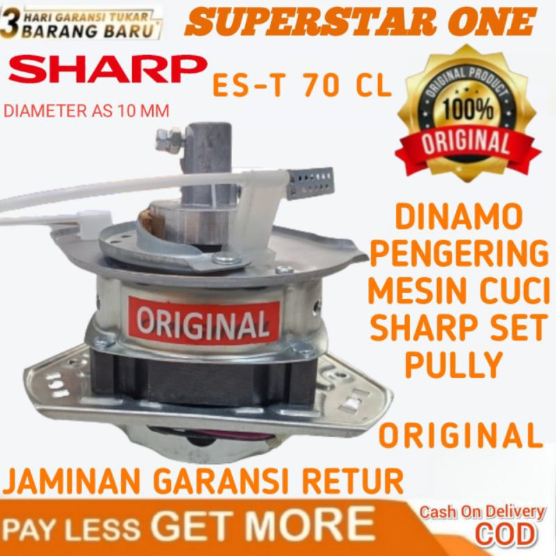 Dinamo Pengering Mesin Cuci Sharp ES-T 70 CL SET PULLY