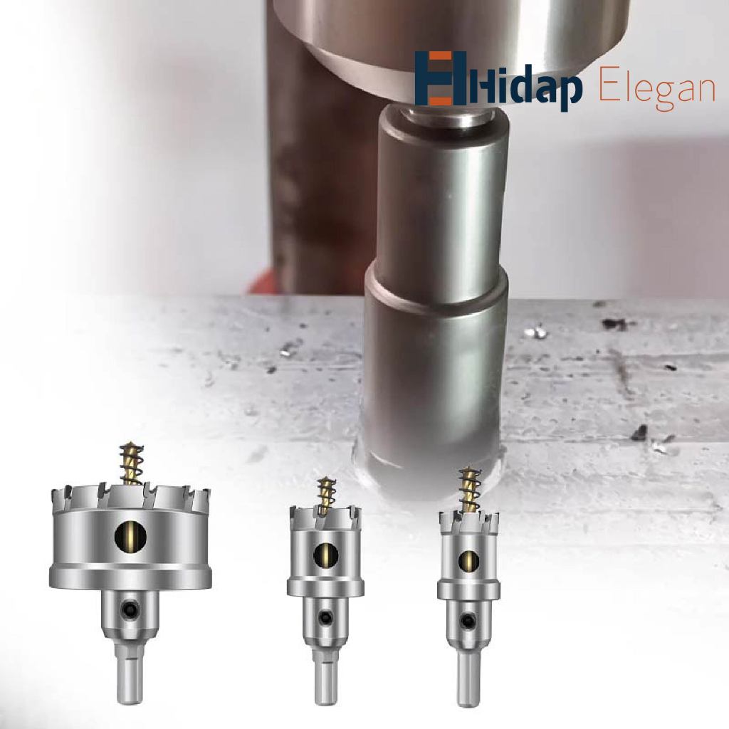 TIDU  Hole Saw Keras Besi,HoleSaw Carbide,Mata Bor Pelubang Besi Hole Saw HSS