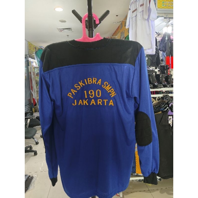 kaos latihan paskibra/kaos latihan  paskibra lengan panjang/kaos lapangan/kaos paskibra/kaos penemba