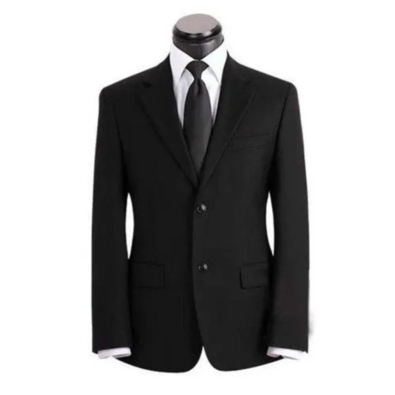 Jas Hitam Pria Serbaguna - Cocok untuk Wisuda, Nikahan, Kerja, & Kondangan