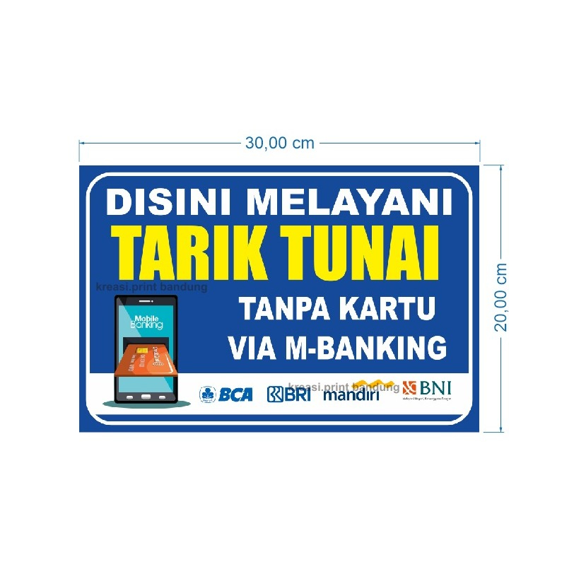 

STIKER / papan akrilik MELAYANI TARIK TUNAI TANPA KARTU