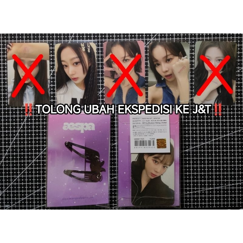 PC KARINA GISELLE WINTER NINGNING TATTOO POINT STICKER AESPA WEEK COME TO MY ILLUSION