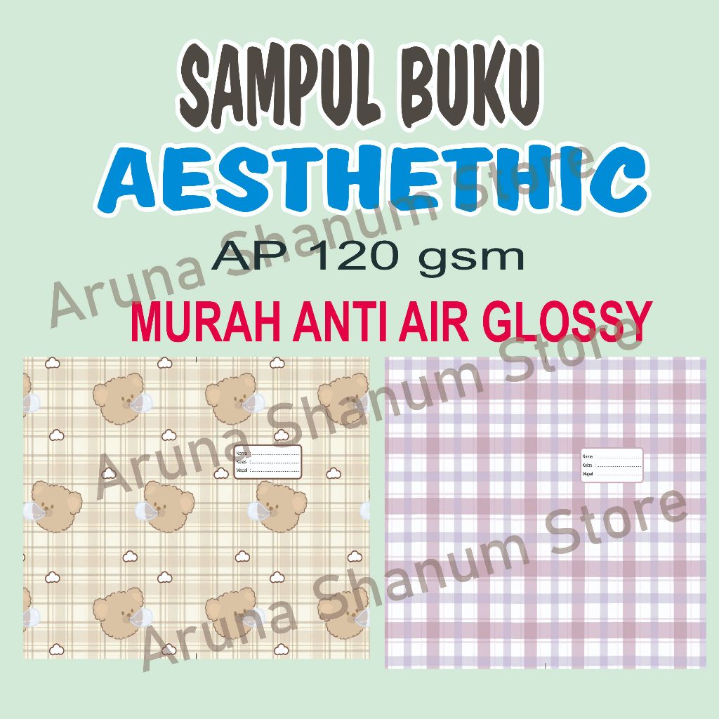 

Sampul Buku Aesthetic Harga ANCURR ANTI AIR Glossy