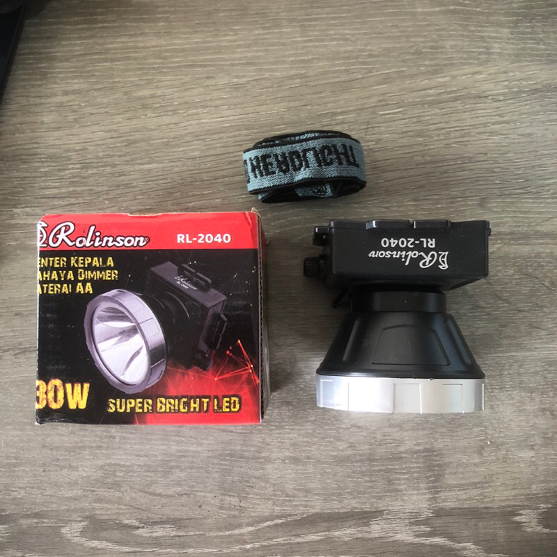ROLINSON senter Kepala LED dimmer 30w headlamp RL-2040 dimmer