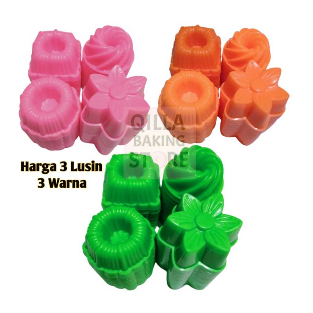 3 Lusin Cetakan Putu Ayu Lusin Cetakan Kue Putu Kue Wajik Cetakan Puding Cetakan Agar Bunga Cetakan 