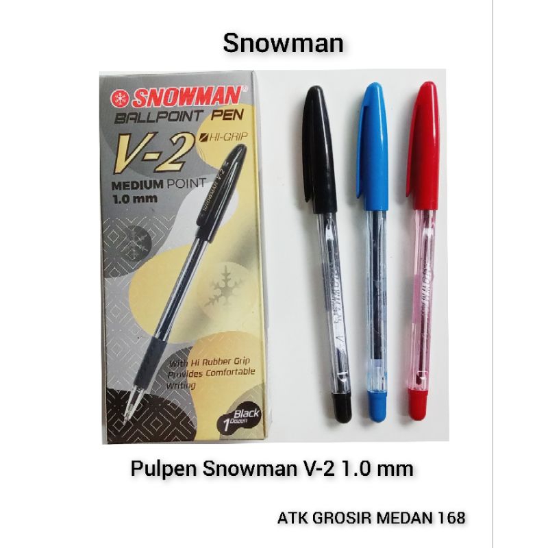 

Pulpen Snowman V2 1.0 mm / lusin ( 12 pcs )