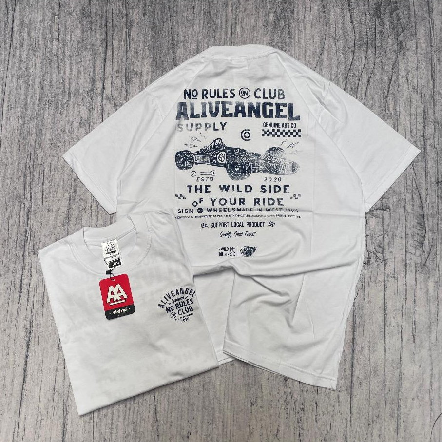 KAOS DISTRO PRIA VINTAGE ORIGINAL / T-SHIRT STREETWEAR PUTIH TERBARU / BAJU CEWEK COWOK MOTIF FORMUL