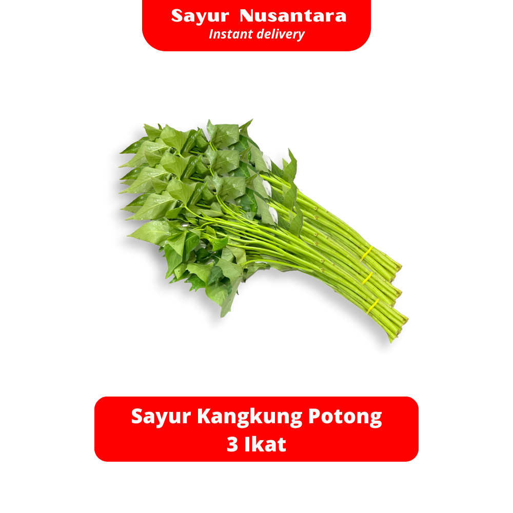 

Sayur Kangkung Potong 3 Ikat Kecil - Sayur Nusantara