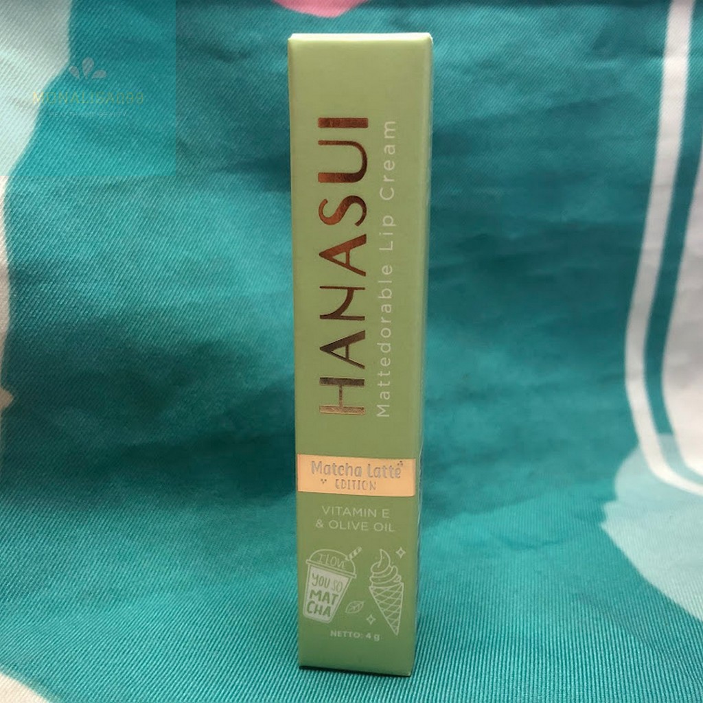 HANASUI Mattedorable Lip Cream Matcha Latte Edition 4g / Lip Cream / Lipstick / Lipstik / Lip Matte 