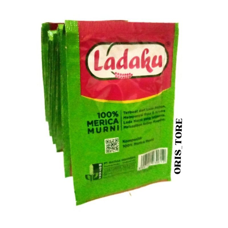 

Ladaku Merica Bubuk 1 Renceng Isi 12 Sachet (Berat Per Sachet 3 gram)