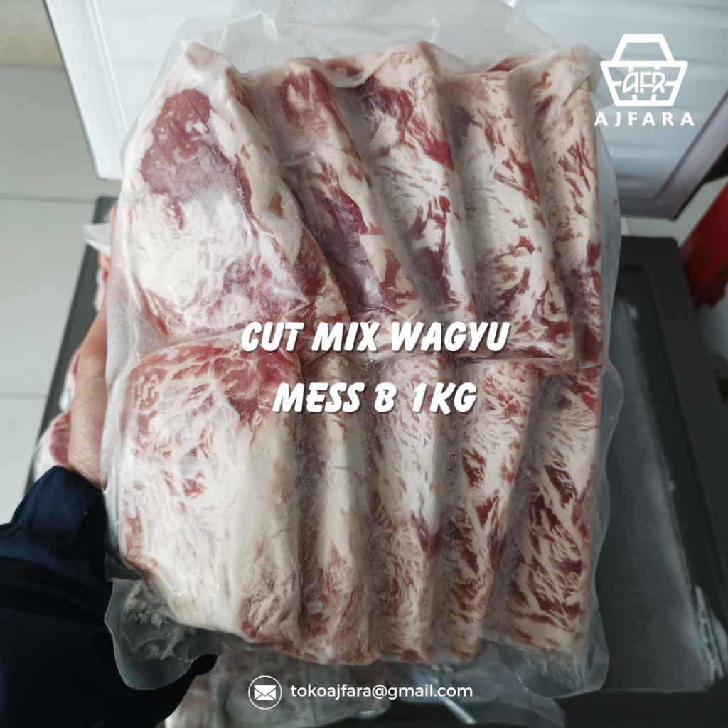 

Daging Cut Mix Wagyu Mess B 500g & 1 Kg