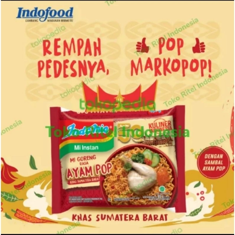 

INDOMIE GORENG AYAM POP KHAS SUMATERA BARAT