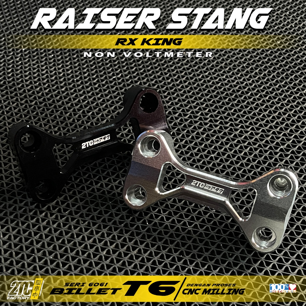 RAISER STANG RX KING NON VOLTMETER DUDUKAN STANG XABRE BY 2TC FACTORY