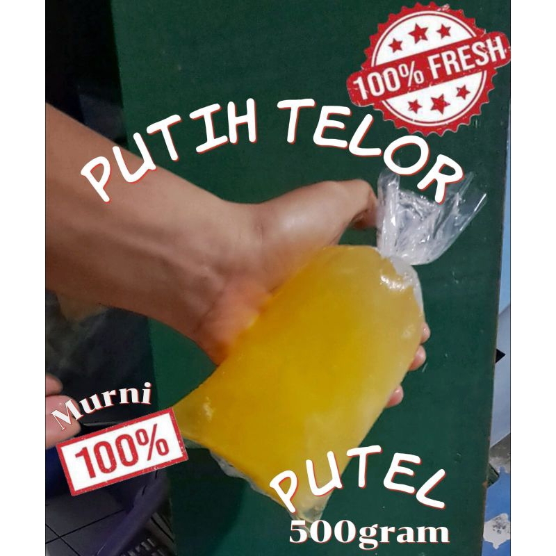 

PUTIH TELOR FRESH 100% MURNI|500GRAM