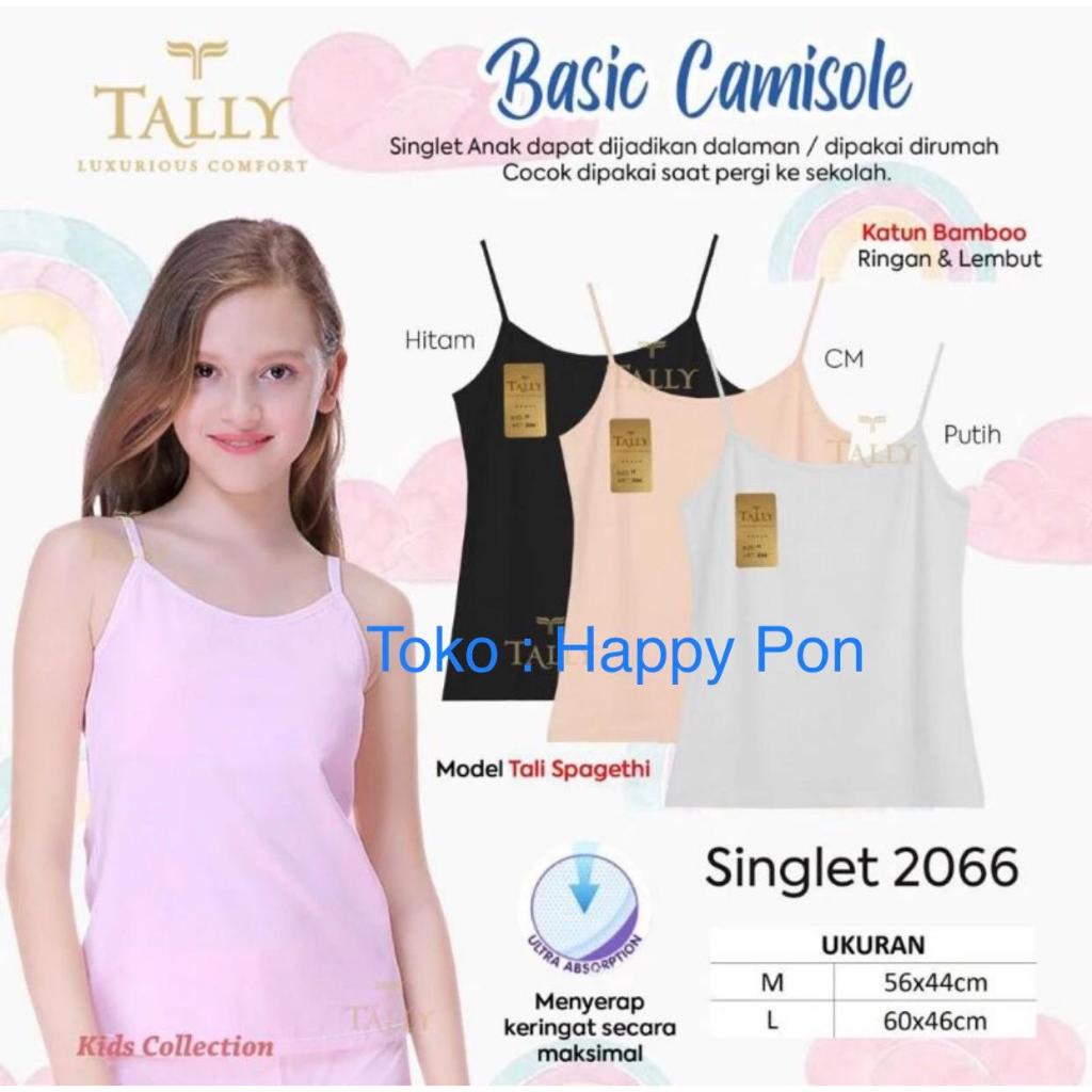 Tally 2066 Singlet Tanktop polos anak perempuan