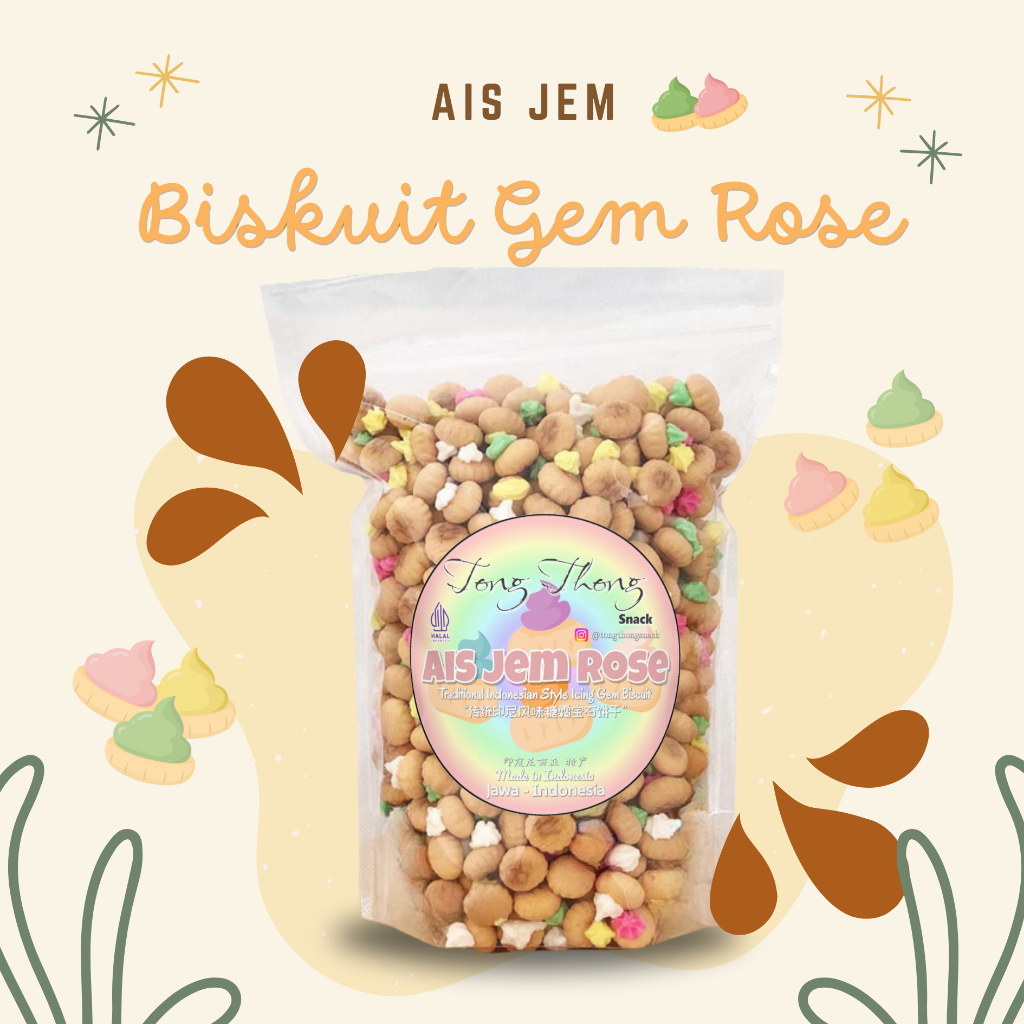 

Gem Rose Biskuit 250 gram