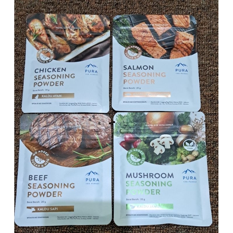 

Pura seasoning powder 20g exp.30MEI2025 / pura kaldu sachet 20g / kaldu bubuk mpasi