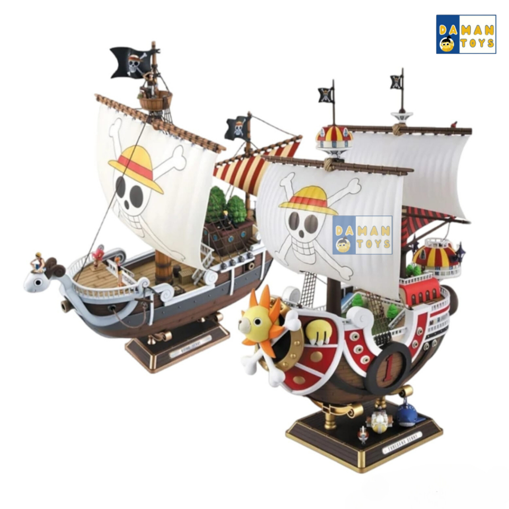 Action Figure One Piece Kapal Thousand Sunny Go Pajangan Anime Koleksi