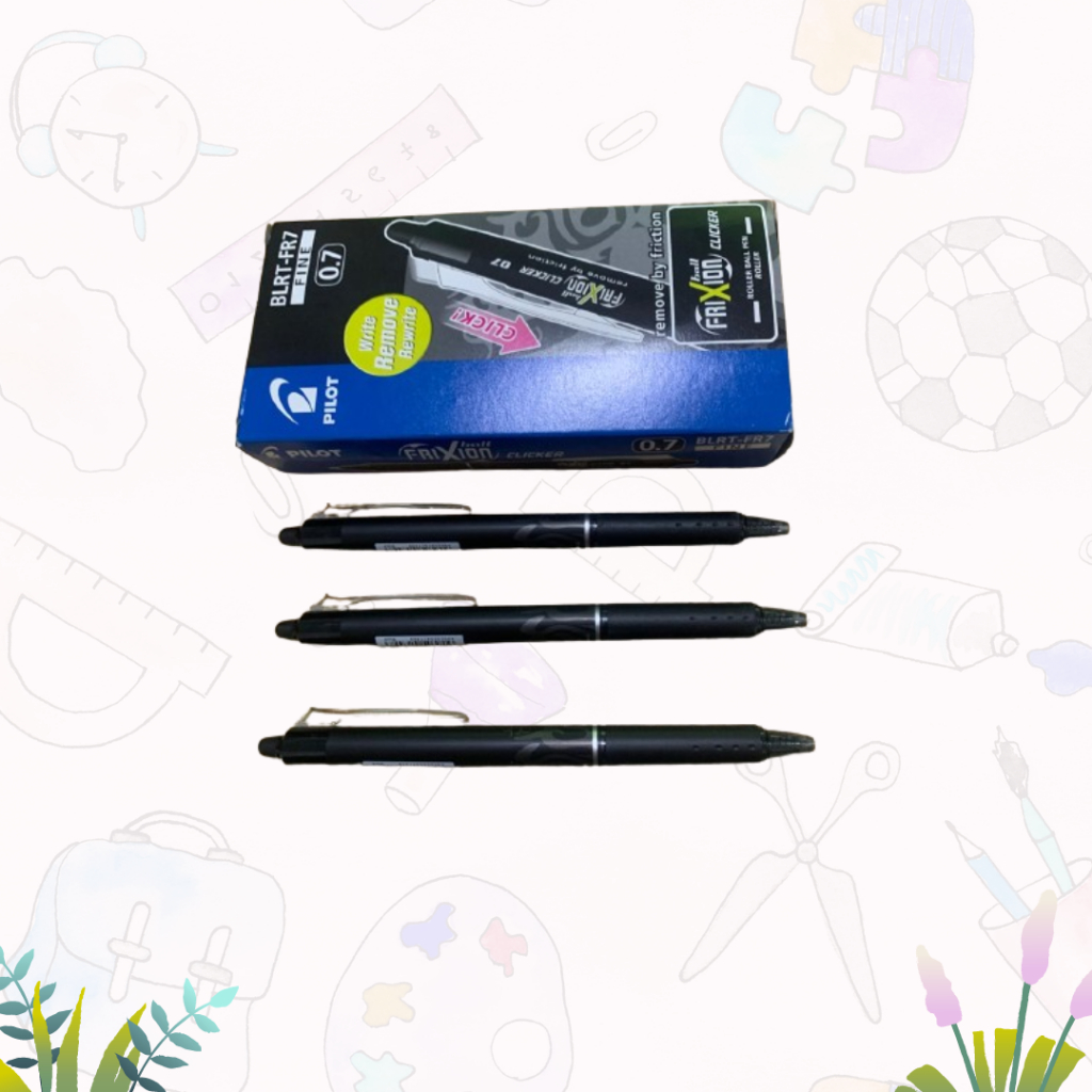 

BALLPEN PILOT BLRT-FR7 0.7 BLACK/ ERASEABLE PEN PILOT / PILOT BLRT-FR7 FRIXION ERASEABLE BALLPOINT CLICKER 0.7(PACK)