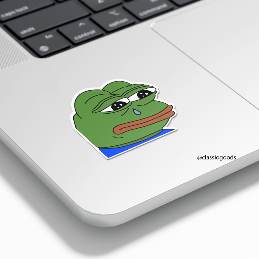 

Sticker Tempel "Sad Pepe