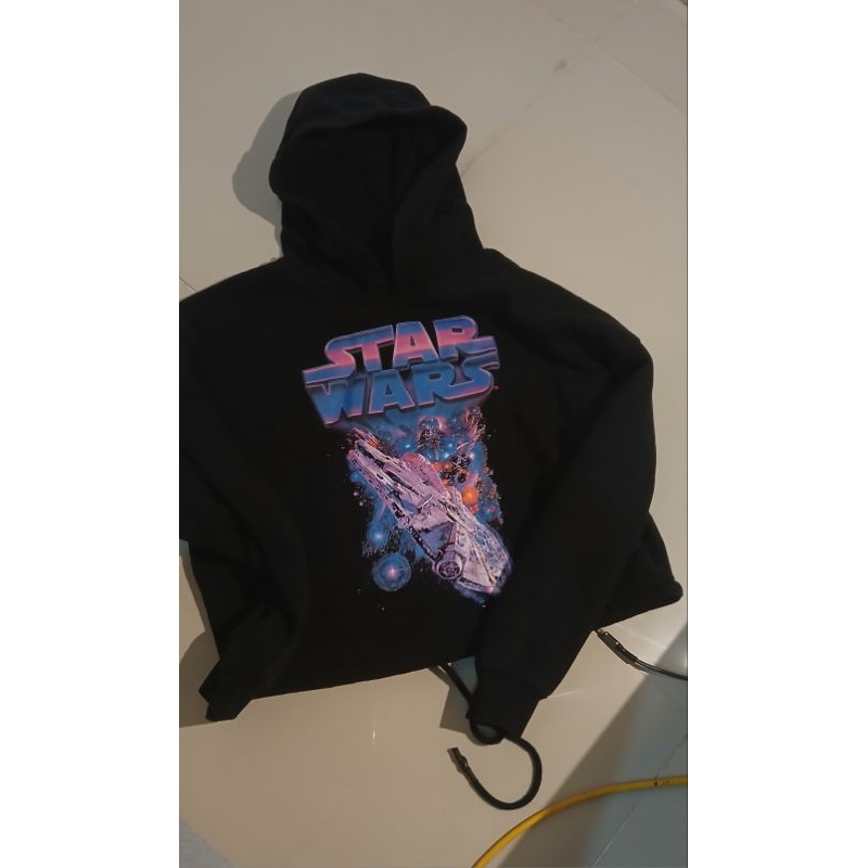 STAR WARS PRELOVED CROP HOODIE