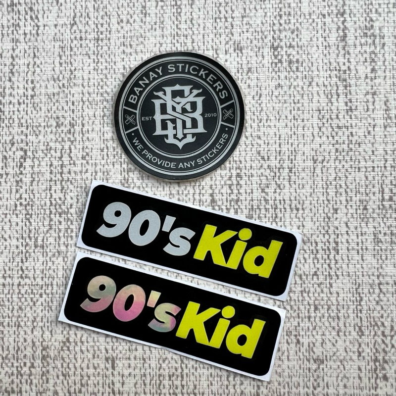 

sticker Stiker 90s Kid Cutting