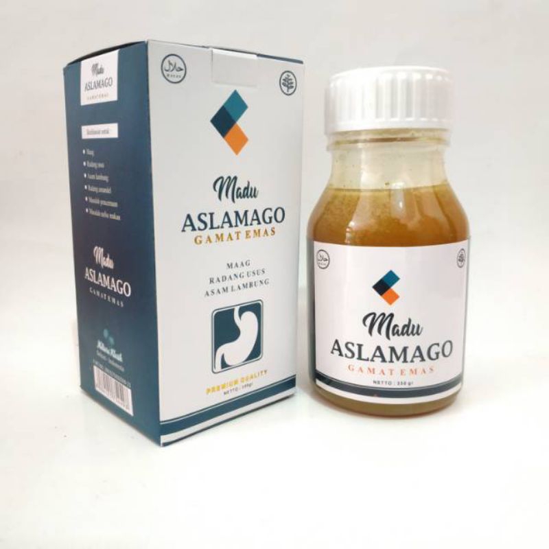 

Madu Aslamago 350gr 1000% Original Madu maag Asam Lambung Herd Penambah Nafsu Makan Dan Penurun Demam