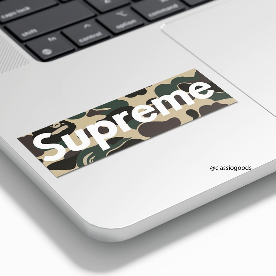 

Sticker Tempel "Supreme x Bape