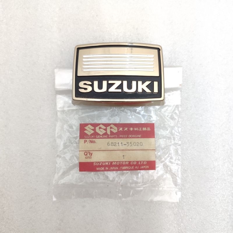emblem panel dada dasi tameng depan suzuki FR80 FR 80 FR-80 family platina original japan