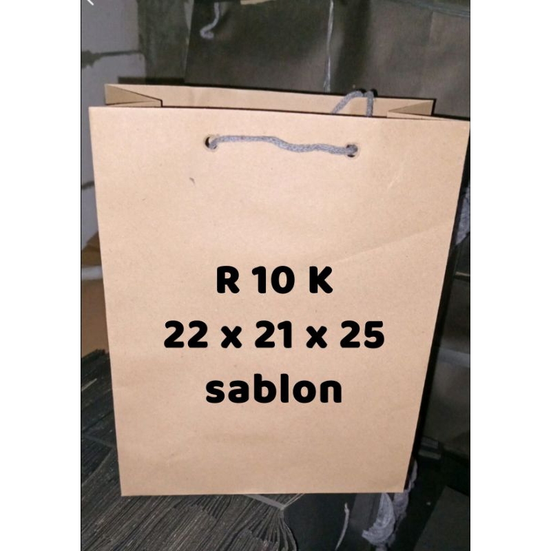 

Papee bag nasi kotak uk 20 free sablon