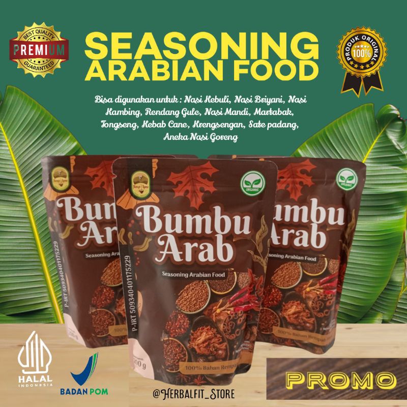 

Bumbu Nasi Kebuli Serbaguna juga untuk Aneka Nasi Goreng, Kebab, Sate Padang - Bumbu Arab