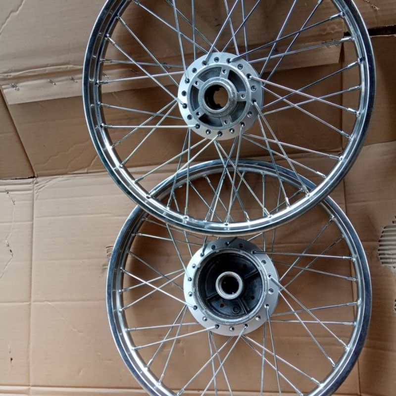 velg set depan belakang Supra x lama PNP Supra fit lama 100 ori