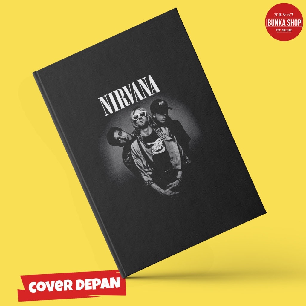 

Pocket Note Band Nirvana Hardcover A6 Buku Tulis Catatan Notes Agenda Planner Jurnal